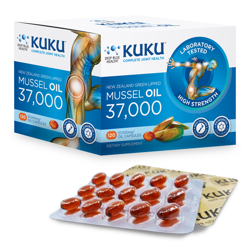 KUKU Complete Joint Health Products High Strength Oil 120 Capsules