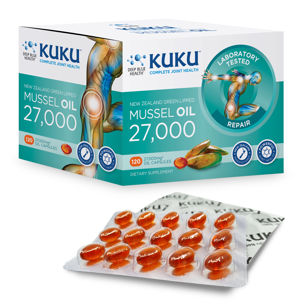 KUKU Complete Joint Health Products Repair Oil 120 Capsules